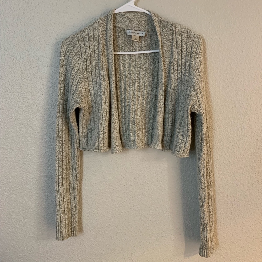 DIY Cropped cardigan